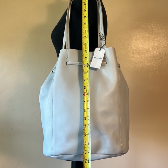 Steven Alan Large Grey Tote Bag with Wristlet & Dustbag - Picture 5 of 15
